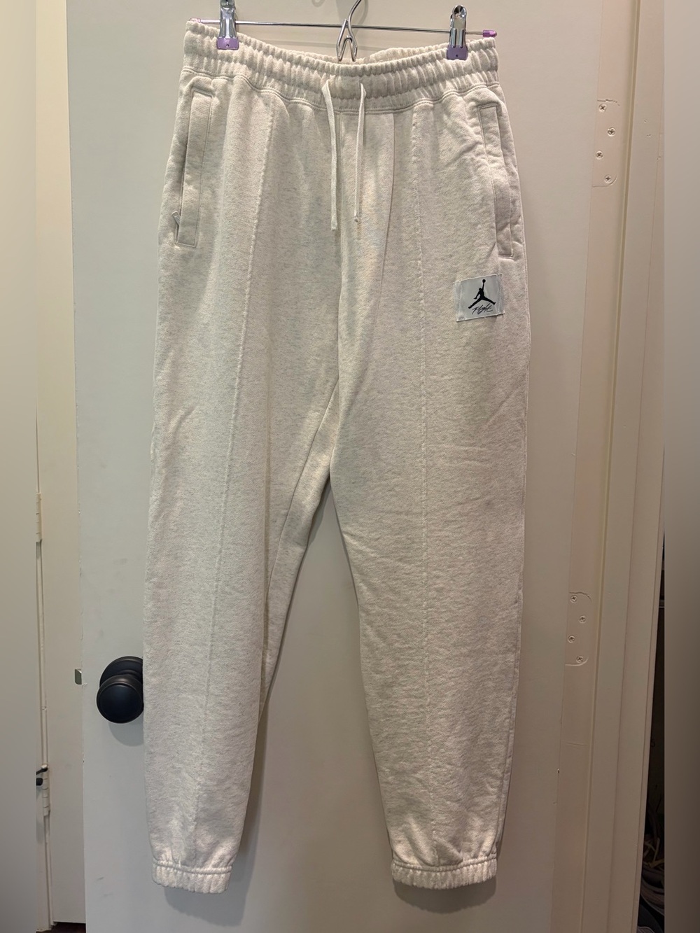 Nike Air Jordan Essentials Fleece Pants in Coconut Milk